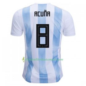 Günstige Fußballtrikots Argentinien Acuna 8 WM 2018 Heimtrikotsatz kaufen